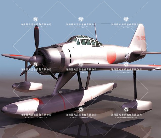 盘龙3D模型飞机_